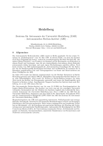 Heidelberg - Astronomische Gesellschaft