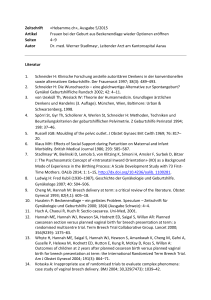 Zeitschrift &laquo;Hebamme.ch&raquo;, Ausgabe 5/2015 Artikel Frauen bei der