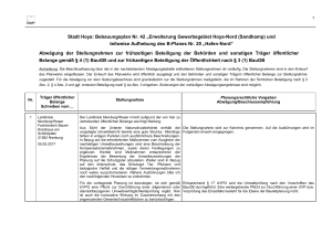 Stadt Hoya: Bebauungsplan Nr. 42 „Erweiterung Gewerbegebiet
