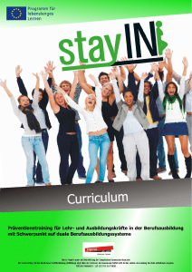 STAY IN Curriculum