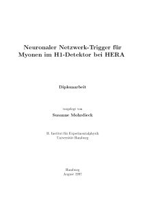 Neuronaler Netzwerk-Trigger f ur Myonen im H1