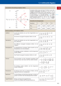 1.3 Arithmetik/Algebra