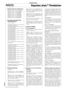 Risperidon Aristo Filmtabletten - SRZ