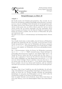 Beispiellösungen zu Blatt 49 - Mathematik an der Universität Göttingen