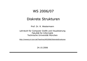 WS 2006/07 Diskrete Strukturen - Fakultät für Informatik