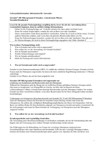 transdermale Pflaster Estradiol