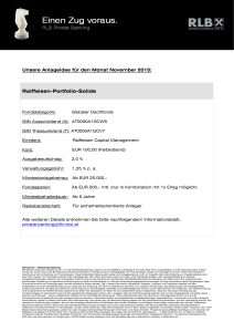 Raiffeisen-Portfolio-Solide - Raiffeisen