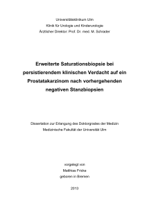 Erweiterte Saturationsbiopsie bei persistierendem klinischen