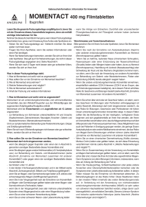 MOMENTACT 400 mg Filmtabletten - Angelini