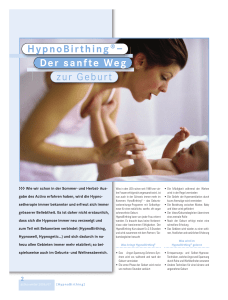 zur Geburt Der sanfte Weg HypnoBirthing