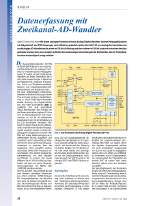 Datenerfassung mit Zweikanal-AD-Wandler - All