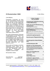 OV-Rundschreiben 1/2004