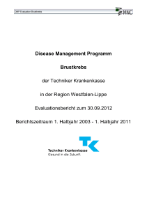 Evaluationsbericht zum 30.09.2012