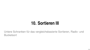 10. Sortieren III