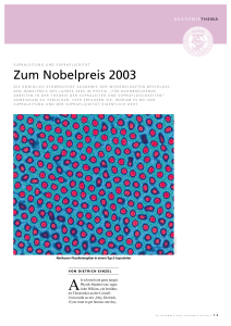 Zum Nobelpreis 2003 - Bayerische Akademie der Wissenschaften