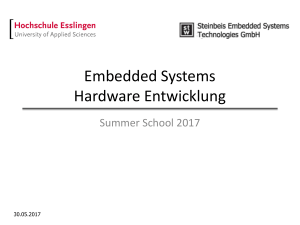 Embedded Systems Hardware Entwicklung