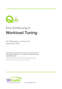 Workload Tuning