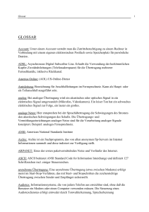 Efahrschule Glossar