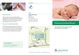 Hebammenkreißsaal - Asklepios Kliniken