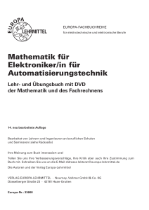 Mathematik für Elektroniker/in für - Europa
