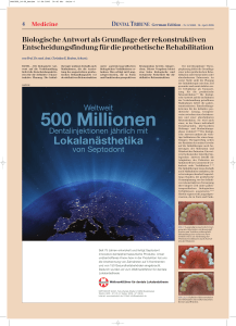 Biologische Antwort als Grundlage der rekonstruktiven