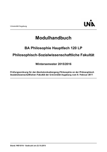 Modulhandbuch - Uni Augsburg