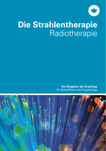 Radiotherapie - Krebsliga Shop