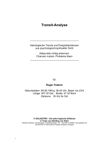 Transit-Analyse