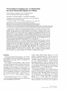 Proton-induzierte Kopplung eines terf-Butylisonitril