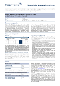 Key Investor Information Document