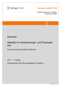 Grimmer Statistik im Versicherungs- und Finanzwe- sen