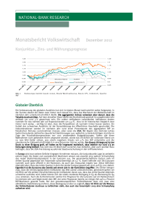 Monatsbericht Volkswirtschaft Dezember 2012 - National-Bank