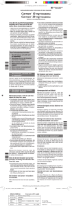 Carmen® 10 mg Filmtabletten Carmen® 20 mg Filmtabletten