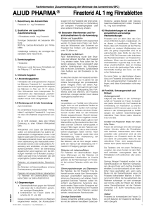 Finasterid AL 1 mg Filmtabletten - SRZ