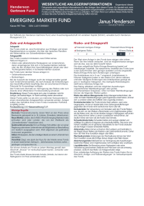 emerging markets fund - Janus Henderson Investors