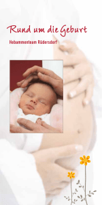 Rund um die Geburt - Immanuel Klinik R&uuml;dersdorf