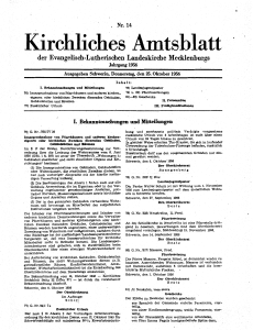 Kirchliches· Amtsblatt - Kirchenrecht der Nordkirche