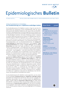 Epidemiologisches Bulletin 3/2008