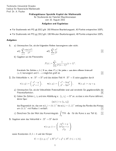 Technische Universität Dresden Institut für Numerische Mathematik