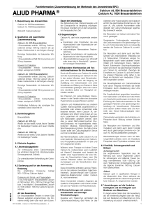 Calcium AL 500 Brausetabletten Calcium AL 1000