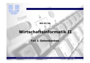 Datenbanken WS 01/02