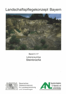 Gesamtband Landschaftspflegekonzept Bayern, Band II.17, 1995