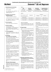 McNeil Dolormin® GS mit Naproxen