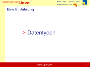 Datentypen - megloff.ch