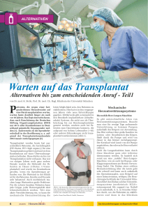 Warten auf das Transplantat