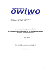Ines Läufer Otto-Wolff-Discussion Paper 03/2014