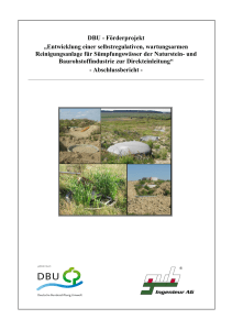 DBU - Förderprojekt - Deutsche Bundesstiftung Umwelt