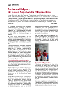 Stadt Zürich Pflegezentren Connect Newsletter August 2014