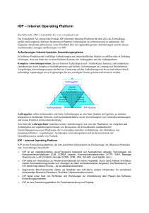 IOP – Internet Operating Platform