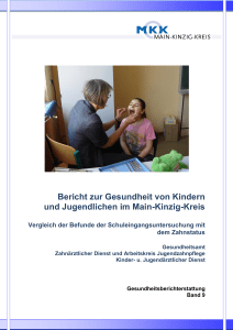 Bericht zur Gesundheit von Kindern und - Main-Kinzig